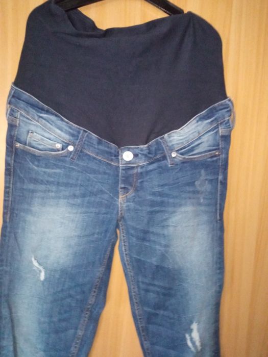 fajne ciążowe jeansy H & M