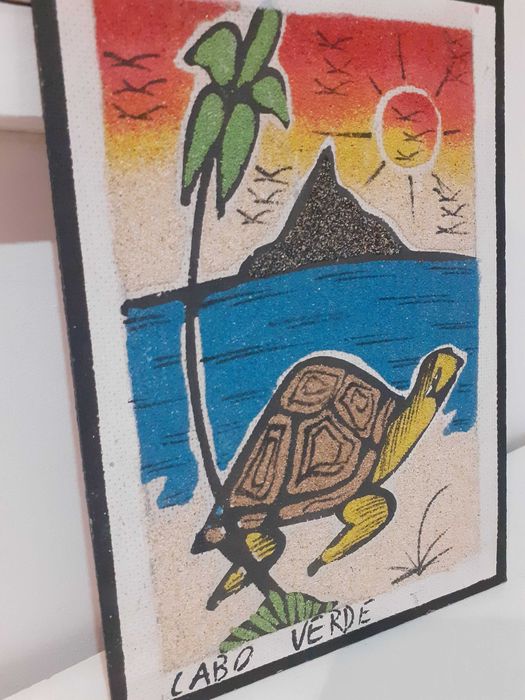 Quadro artesanal de Cabo Verde