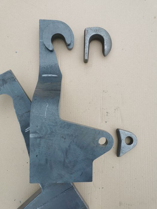 Mocowania EURO, Euroramka, haki odchylone, uchwyt, rygiel, hak, z