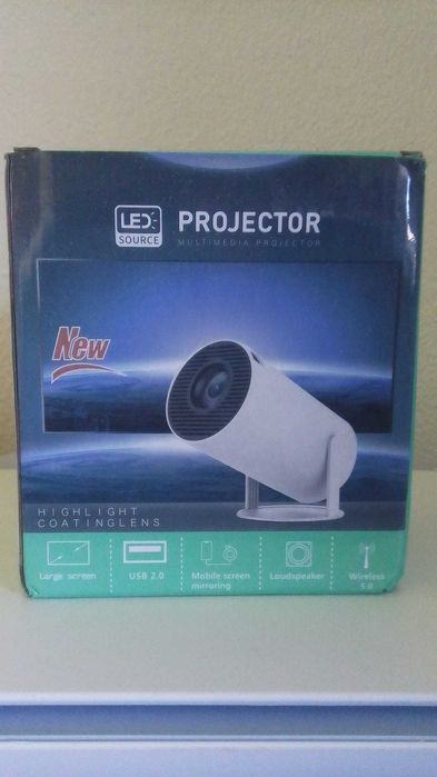 Mini Projetor LED Portátil – Novo!!