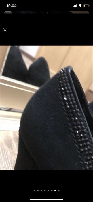 Натуральні замшеві туфлі туфли