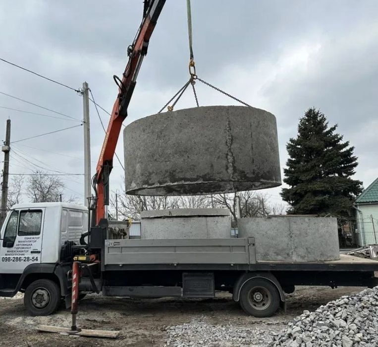 Септик під ключ, копка, каналізації, вигрібної ями. 2-10 м3