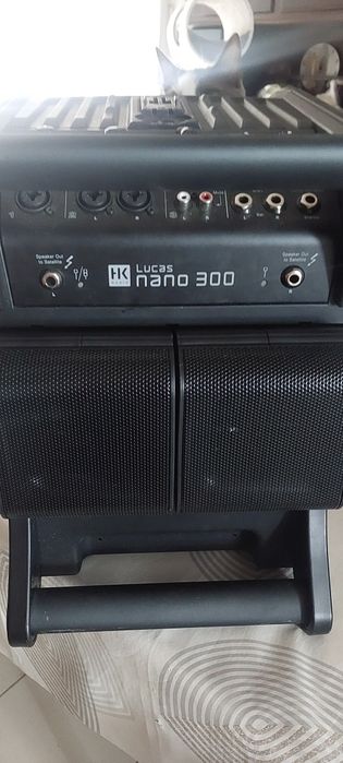 Colunas subwoofer marca HK lucas nano 300