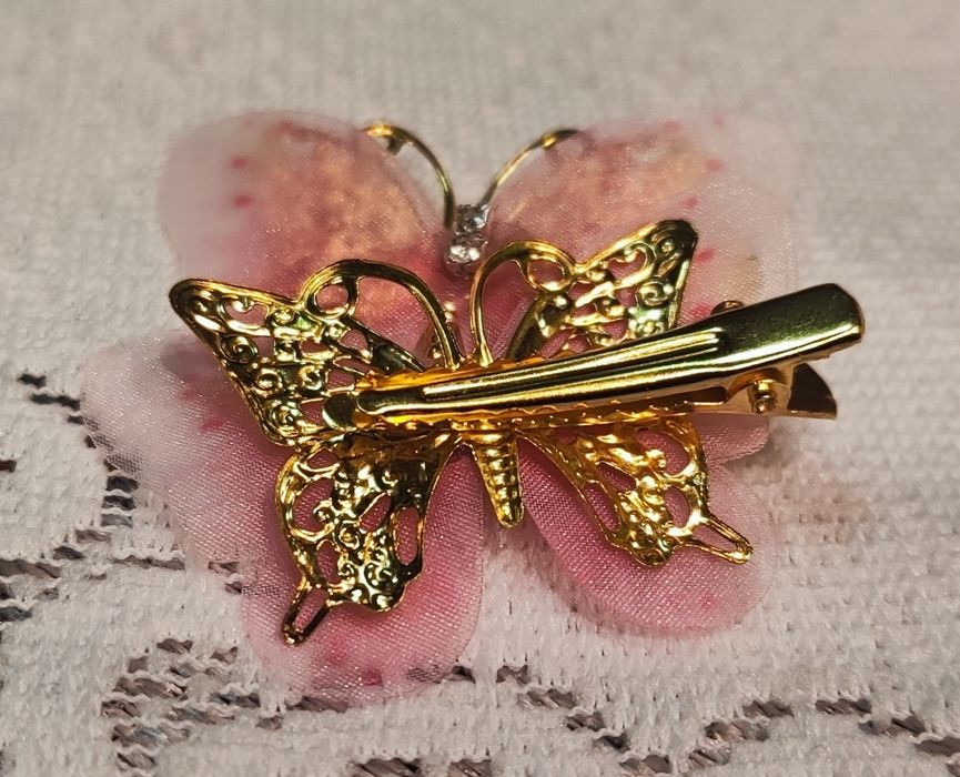 Spinki do włosów MOTYLKI 2szt