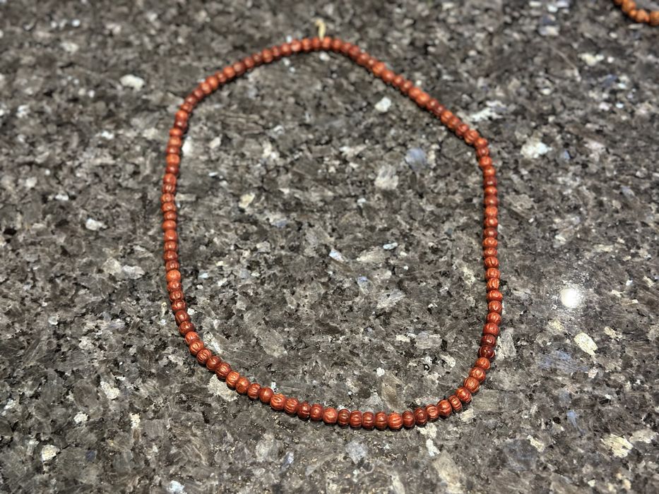 Colares de meditação Shiva Rudraska Mala e em madeira