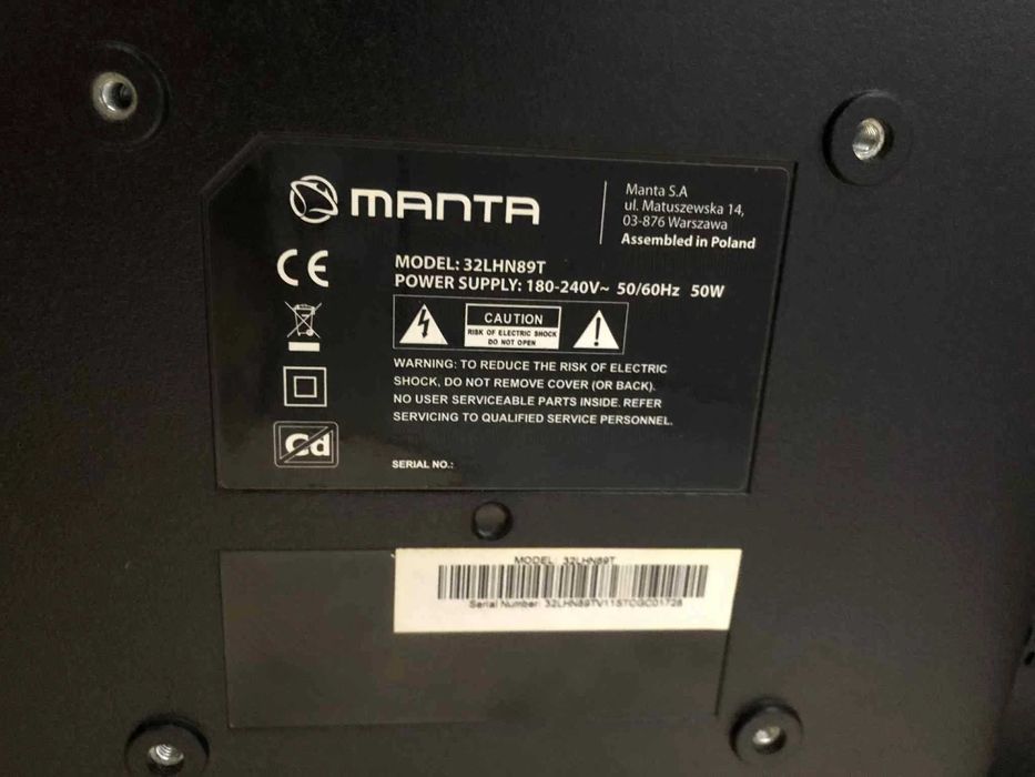 telewizor MANTA 32LHN89T