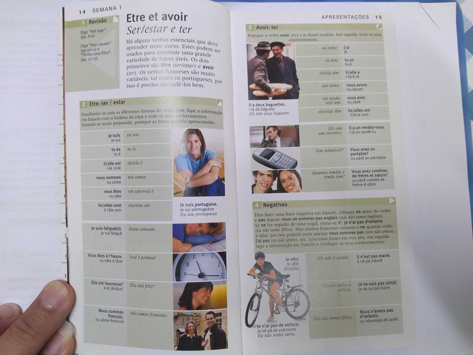 Fantástico livro de bolso e de viagem "Aprenda Francês, como NOVO!