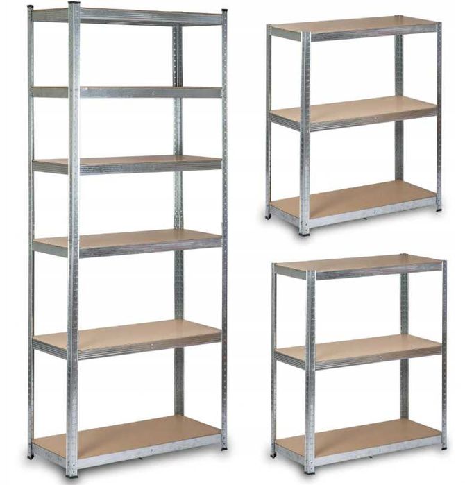 regał magazynowy 222x90x40 metalowy 6 półek 900kg HUMBERG