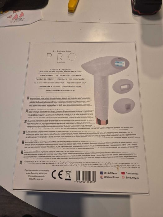 Depilator laserowy Beautifly B-Shine Ice Pro Series