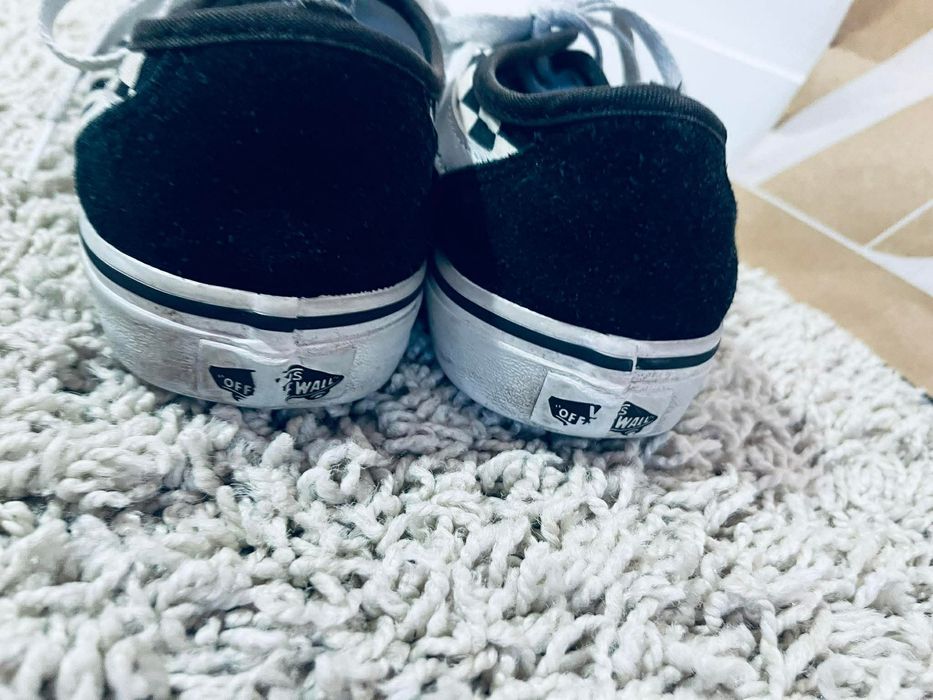 Vans vansy old skool 38 czarno białe w kratkę