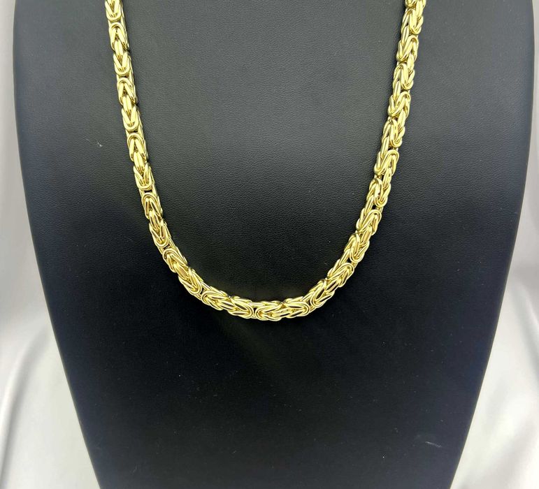 Nienoszony Złoty Łańcuch Królewski P585 40.02G 60CM