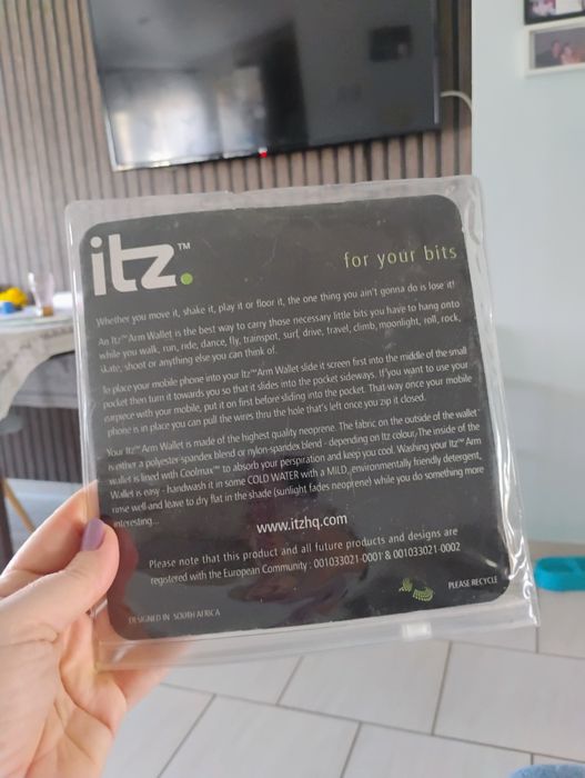Opaska do biegania -na telefon , klucze .