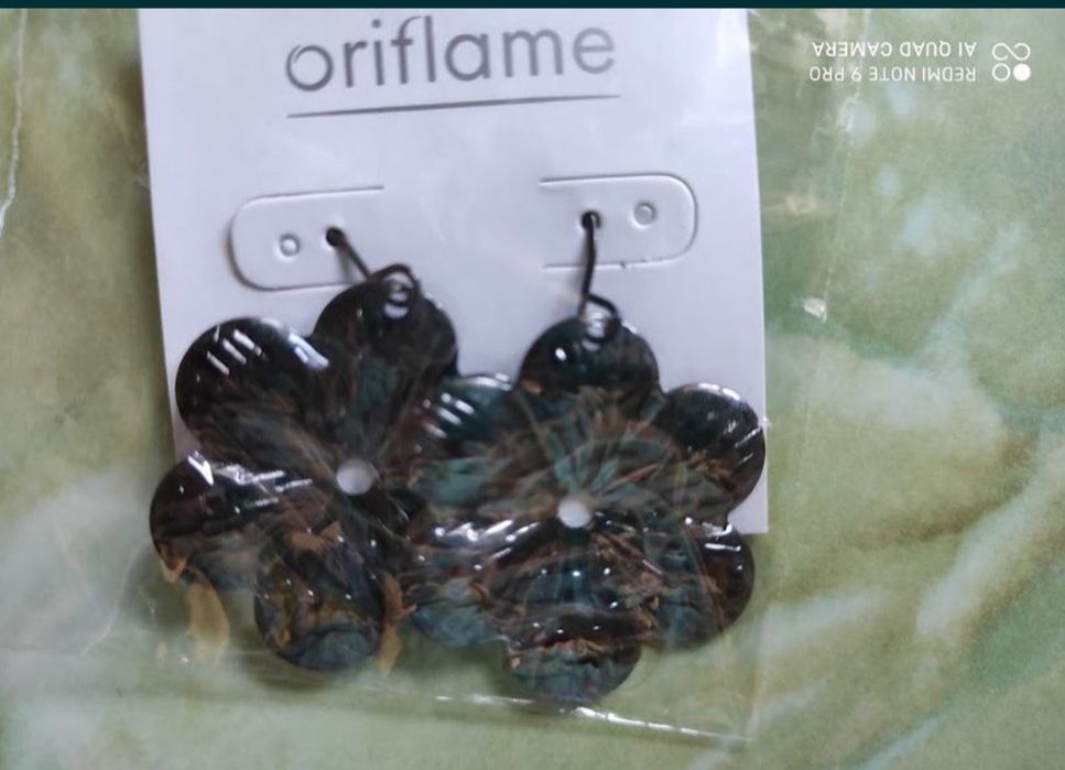 Ожерелье и серьги "Флористика"