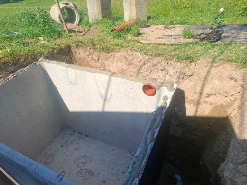 Szamba betonowe kompleksowo Niepołomice | Transport + Montaż | Dostępne od ręki