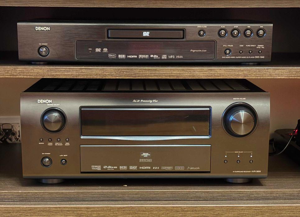 DENON AVR-3808 + DVD-1940