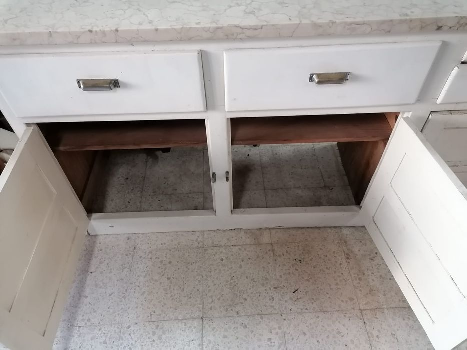 Bancada ilha antiga para cozinha