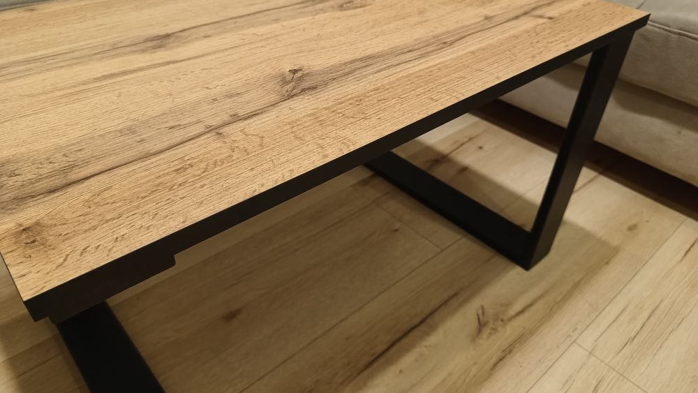 NOWY stolik, ława loft, stalowe nogi ! ! !