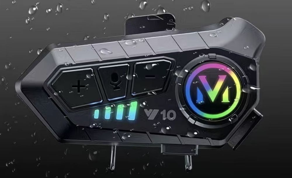 Гарнитура Bluetooth-интерком Y-10 для шлема фулл фейс
