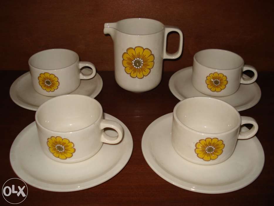 Conjunto 4 Chávenas E Caneca