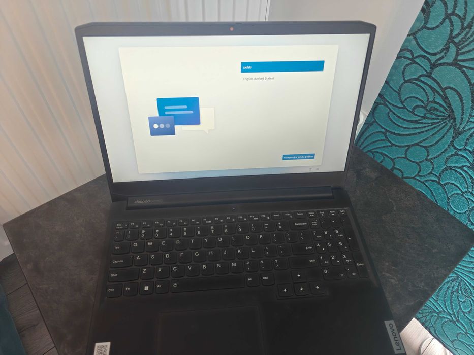 Lenovo IdeaPad Gaming 3 (15,6 cali, Intel i5, 16GB RAM, GTX1650 + Windows)