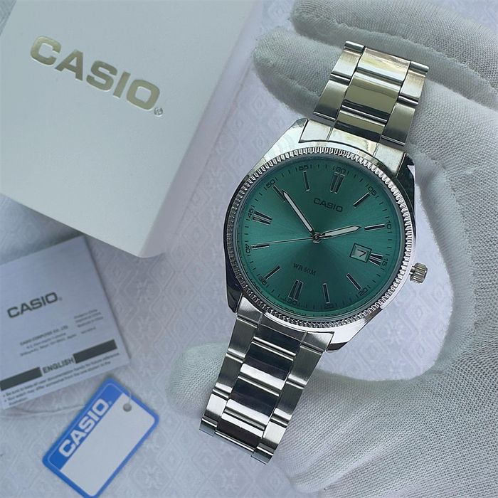 Годинник Casio MTP-1302 steel turquoise з Упакуванням