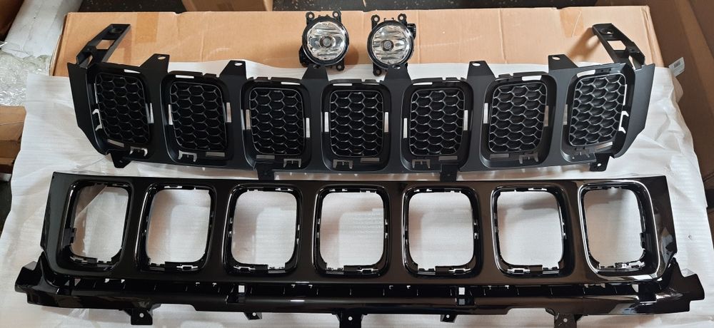 Фара ДХО Jeep Compass Компас 55112721AB 55112720AB бампер молдинг бампер Накладка кріплення