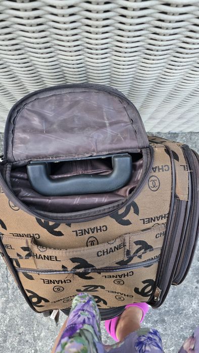 Torba podróżna walizka na kółkach jak   guess chanel