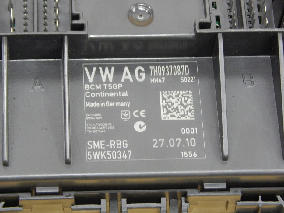 vw t5 lift sterownik moduł komfortu bcm 7h0937087d