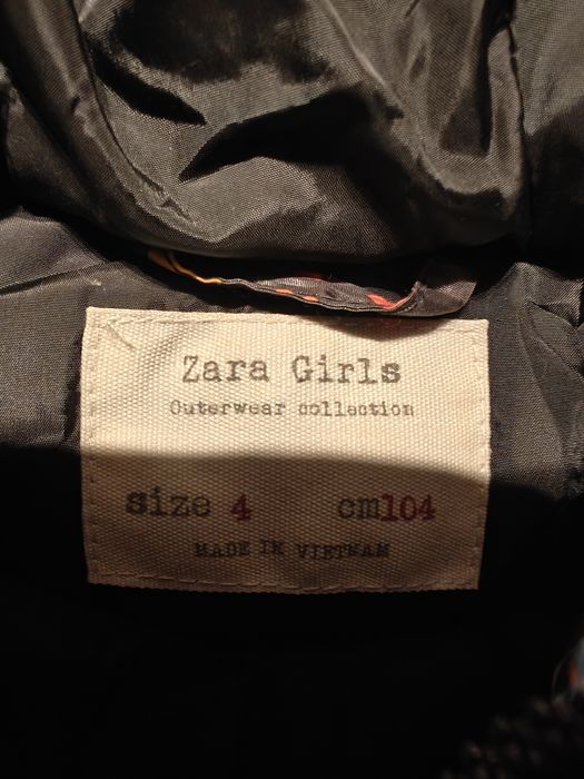 Kurtka wiosenna Zara 104 dziewczynka