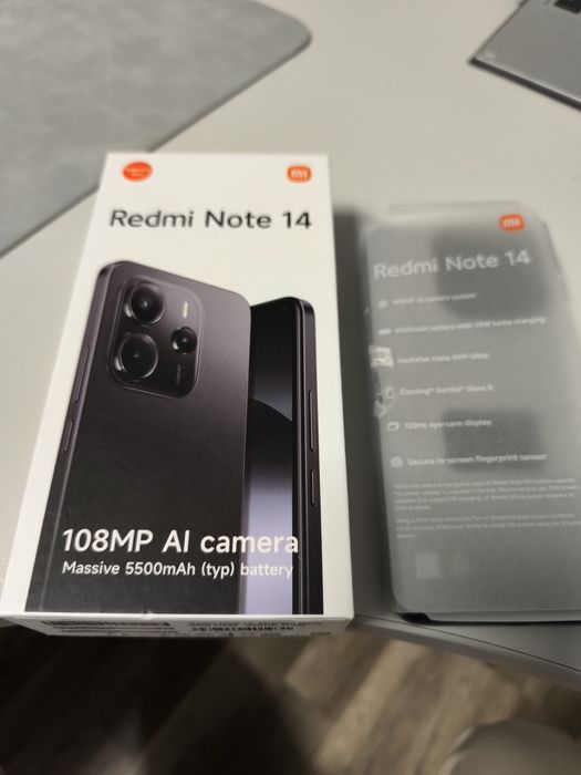 Telemóvel Redmi Note 14 Black 8GB RAM 256GB ROM