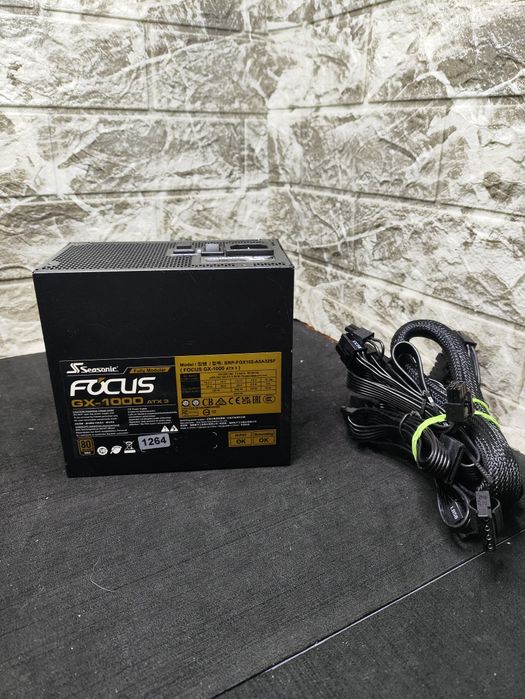 Блок живлення Seasonic Focus GX-1000 ATX 3.0 80+ Gold