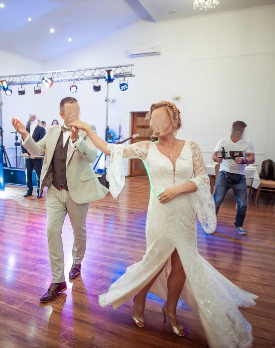 Suknia Ślubna w stylu Boho rozmiar 38