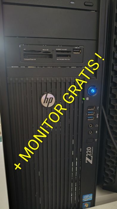 KOMPUTER HP Z220, GT 730 4GB i monitor  GRATIS