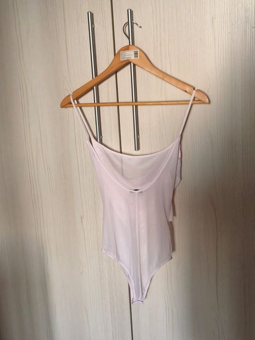 Рожеве боді Zara з сіточки