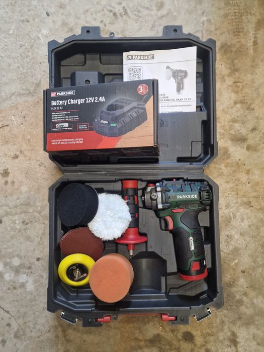 Mini polerka Parkside Akumulator 2ah Nowa Ładowarka