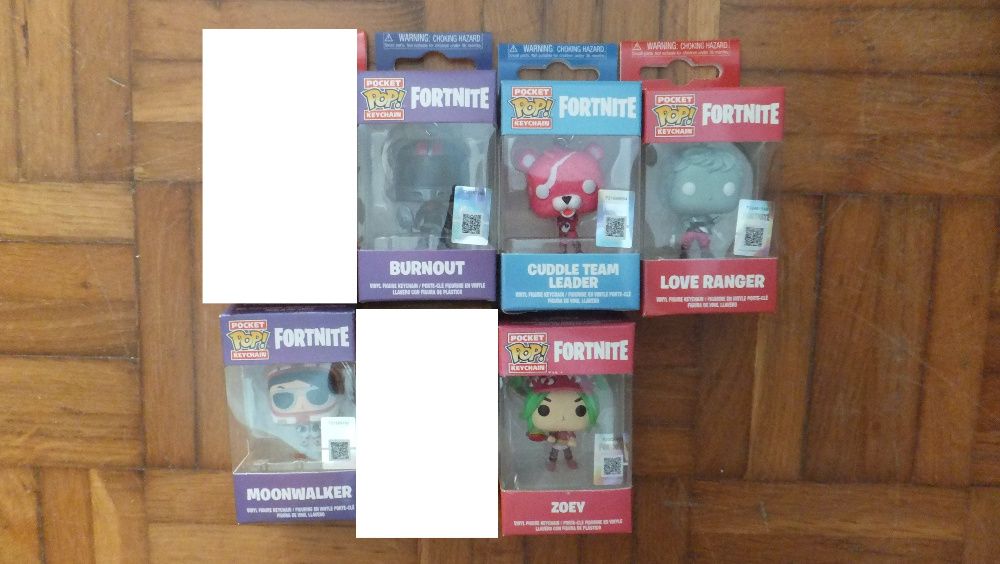 5x Porta-Chaves Fortnite - Funko Pocket Pop!
