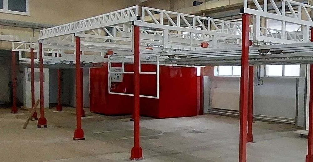 Piec olejowy gazowy kabina komora malarnia lakiernia proszkowa