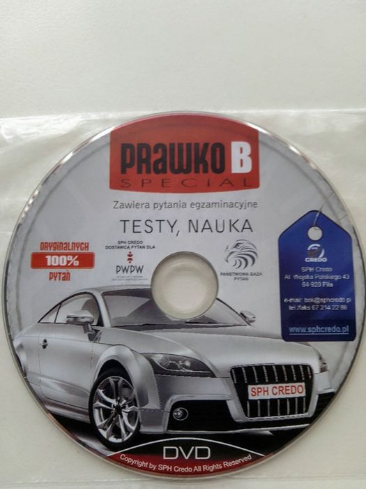 Płyta DVD ,,Prawko B ,,