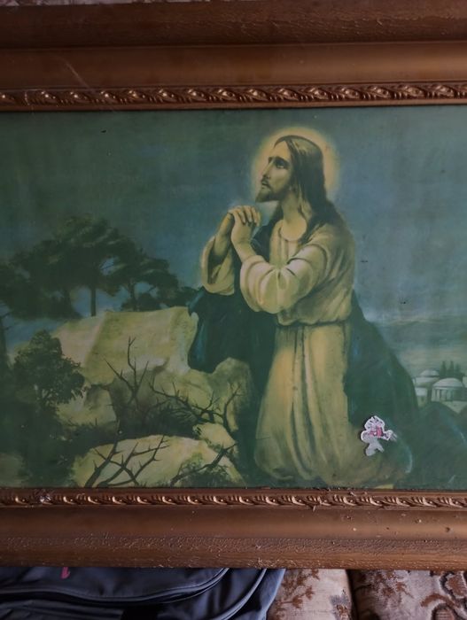 Obraz z Jezusem stary