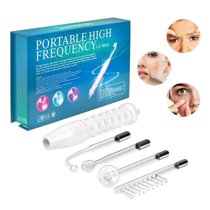Varinha portátil de terapia facial de alta frequência