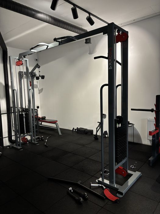 Тренажери RN Sport базовий набір: кросовер, жим ногами, комбіновані