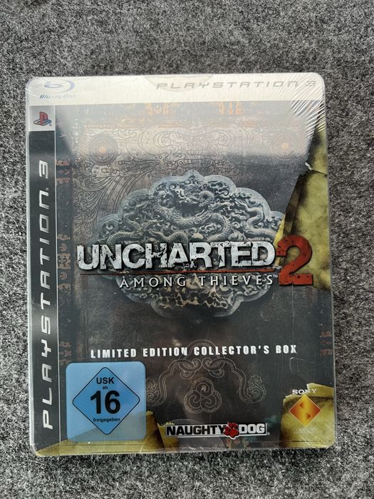 Uncharted 2 among thieves limited edition collector’s box nowa zafoliowana nie otwierana