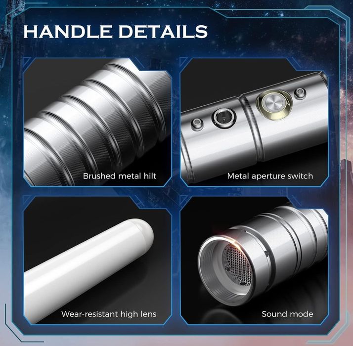 Sabre luz e som metalico Star Wars