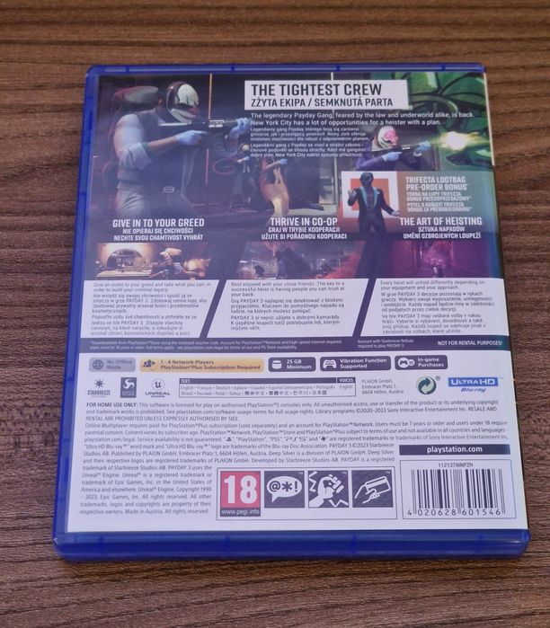 Pay Day 3 PS5 Day One Edition
