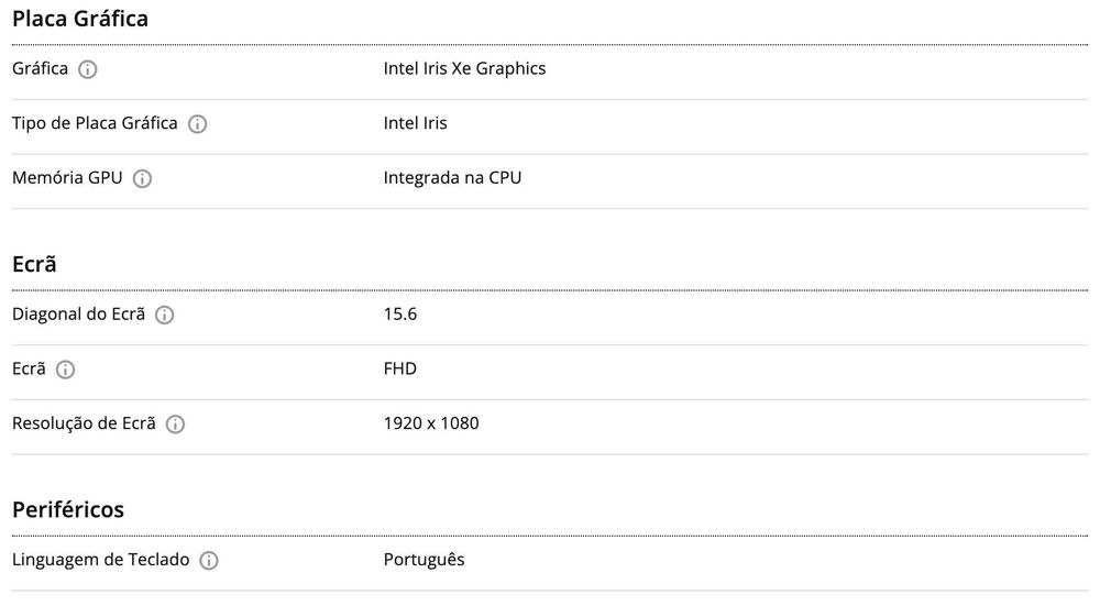 Portátil ASUS Vivobook F1505Za (ótimo estado + garantia)