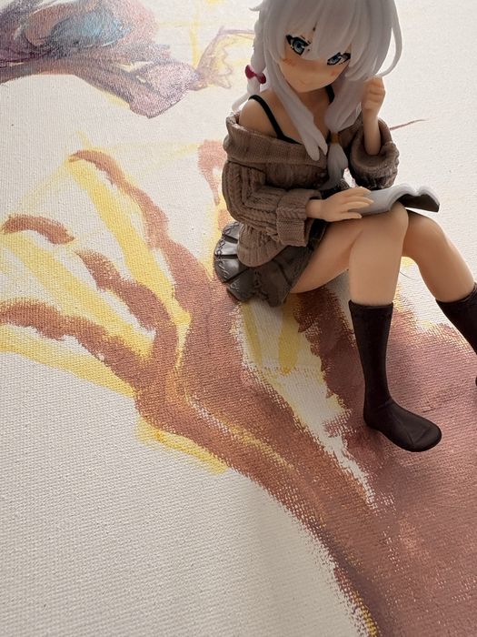 Anime dziewczynka ksiazka spodniczka
