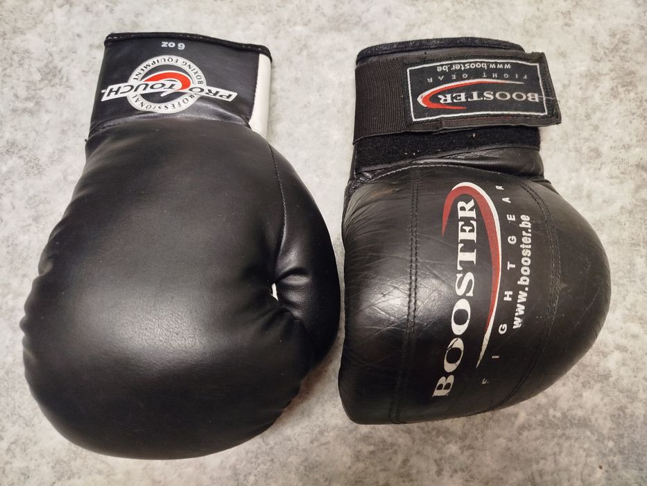 Рукавиці боксерські Pro Touch і Booster шкіра