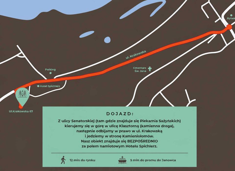 Malowniczy całoroczny domek na drzewie w centrum Kazimierza Dolnego!