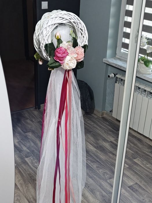 Ozdoby ślubne na ogrodzenie na drzwi