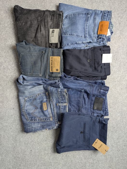 Paka box spodnie dżinsy mix rozmiarów ABC